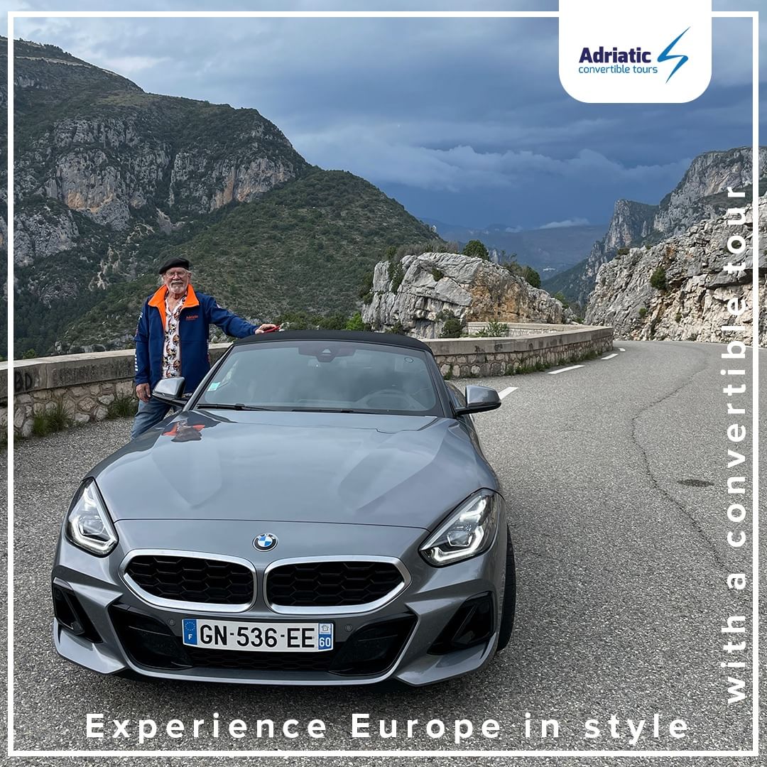 🇫🇷 Unveiling Provence: Carol & Art's Story 📸

USA's dynamic duo, Carol & Art, embraced Provence's allure on our Convertible Trip. Scenic drives, charming villages, and the essence of France. Dive into their adventure! 🏞️🇺🇸 

Join them in crafting your dream journey on our self-guided tours.
.
.
#europe #tour #convertible #tourist #europetravel #europe_vacations #adriaticsea #traveleurope #adriatic #touristattraction #visiteurope #europeanstyle #discovereurope #europe_vacation #europeanarchitecture #europeanculture #convertibletours #adriaticconvertibletours #europeantours #travelinstyle #adventureawaits #convertibletours #roadtrips #travelmore #experiencelife #croatia #alps