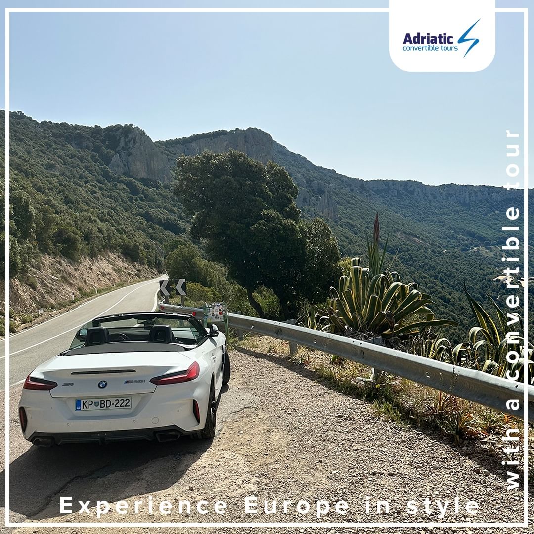 🏖️ Chip Swab's Unforgettable Road Trip 🚗

Chip Swab's road trip from Slovenia to Sardinia and Corsica is a story of discovery. From Slovenia's green landscapes to Sardinia's sandy shores and Corsica's rugged beauty, each stop holds a world of enchantment. Are you ready to explore? 🌍🚙
.
.
#europe #tour #convertible #tourist #europetravel #europe_vacations #adriaticsea #traveleurope #adriatic #touristattraction #visiteurope #europeanstyle #discovereurope #europe_vacation #europeanarchitecture #europeanculture #convertibletours #adriaticconvertibletours #europeantours #travelinstyle #adventureawaits #convertibletours #roadtrips #travelmore #experiencelife #croatia #alps