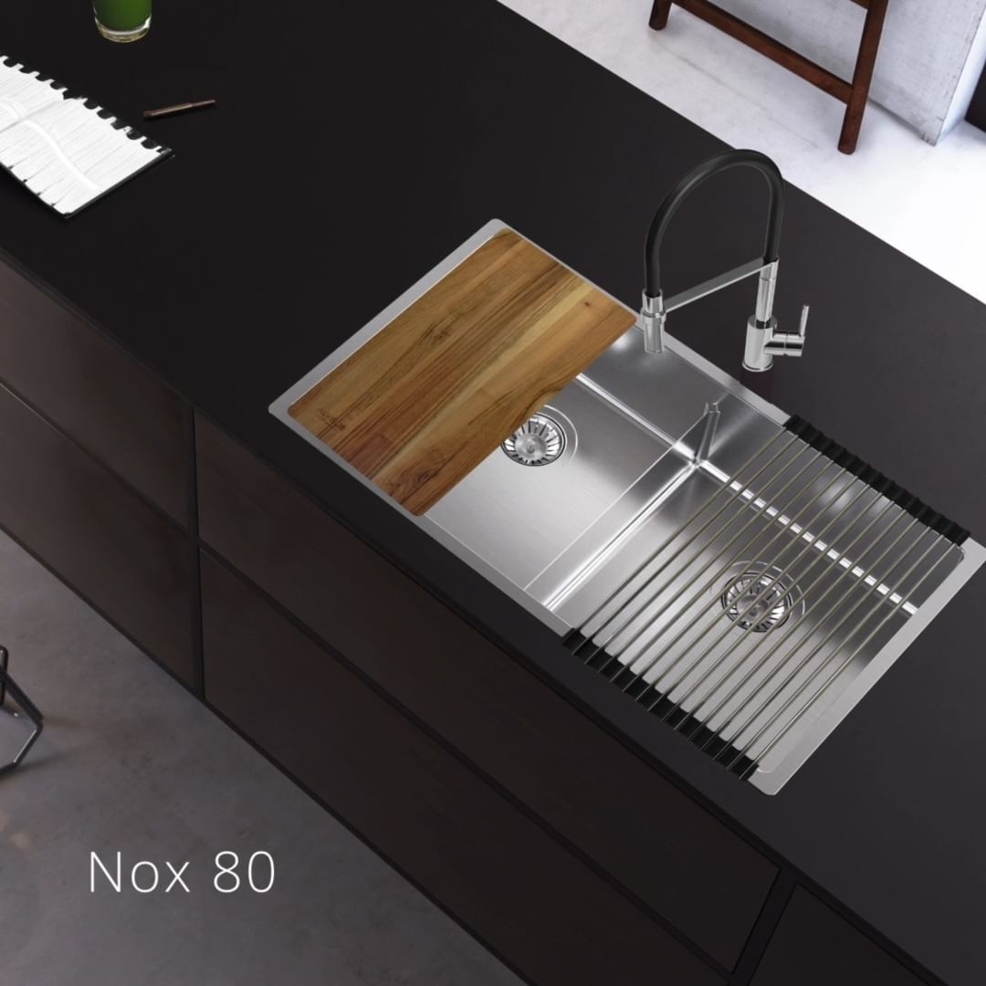 The new NOX family of stainless steel sinks presents a perfect blend of style, durability, and innovation.

Whether you have a compact space or a spacious kitchen, you will find a suitable model among the NOX sinks, as there are 12 models available.
