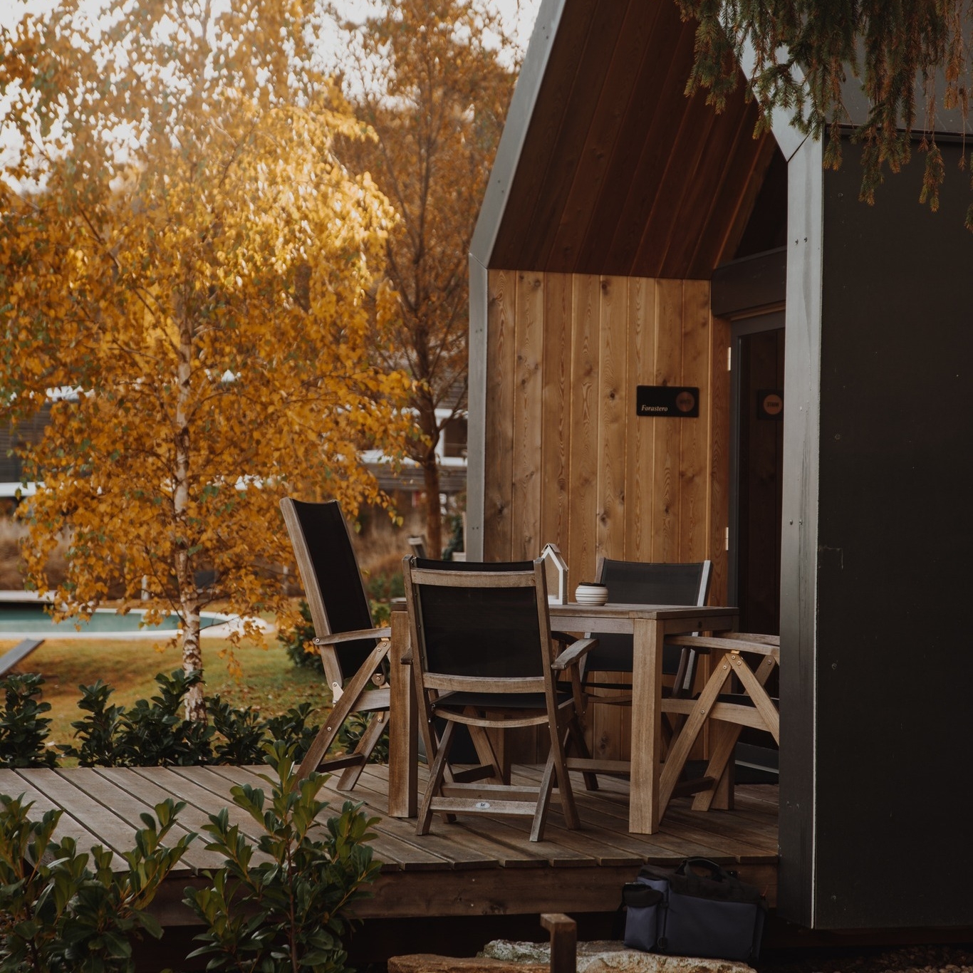 Autumn looks good from here. 🍂🤎

Golden leaves, crisp morning air and a cozy little hideaway surrounded by nature. A season that invites you to slow down, stay a little longer and enjoy the simple pleasures.

Discover your stay at Chocolate Village ⛺️