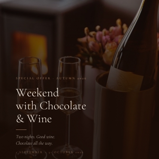 AUTUMN SPECIAL OFFER
Weekend with Chocolate & Wine 🍂🍷

A weekend to savor, a season to remember.

Slow mornings surrounded by nature, the sweetness of chocolate and a glass of local wine. Discover the beauty of autumn by the Drava River, where every little moment is meant to be enjoyed at your own pace.

Our Weekend with Chocolate & Wine package brings together the finest flavors of the region and the comfort of a cozy glamping escape.

Make this autumn a little sweeter. 🤎

Available until October 31, 2026.