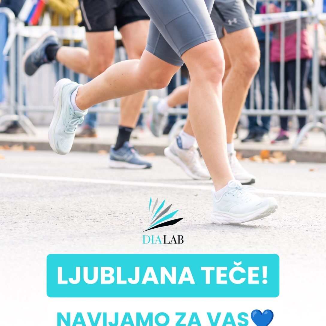 LJUBLJANA TEČE💙
Danes in jutri navijamo za vse, ki boste na Ljubljanskem maratonu premikali svoje meje.
Srečno vsem tekačem! 🏃‍♀️🏃‍♂️

#maraton #ljubljanskimaraton #skrbzazdravje #dialab