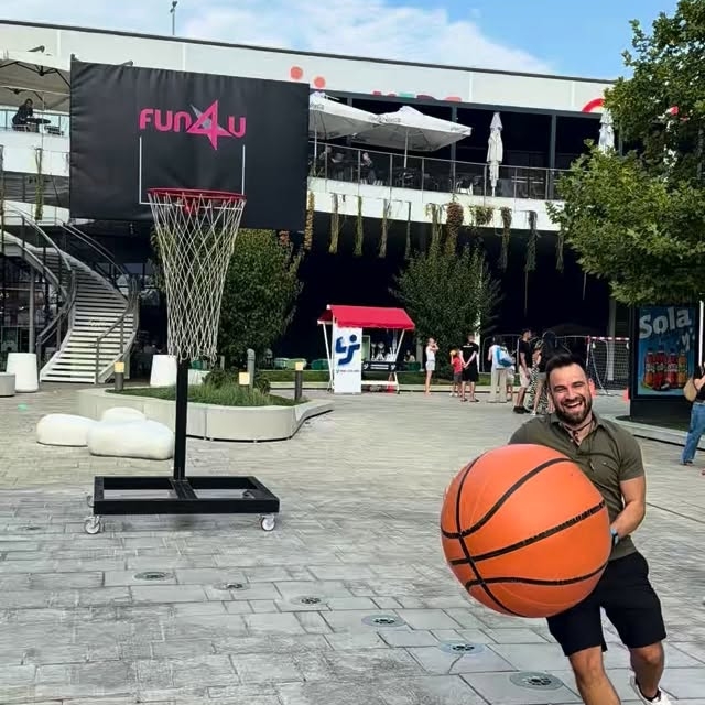 Life is for living, laughing and loving 😀

One of the main reasons I started @teamfun4u was to create an environment where my teammates and I can have FUN every day.

I enjoyed visiting my team today at one of the 13 events we are running this weekend and as a bonus I had some fun playing our XXL basketball 🙂

Sometimes clients ask us if a teambuilding/event can be more educational because what we do looks like “too much fun”

From my personal experience I believe the opposite.

Fun doesnt take away from learning. Fun to me creates the space where deeper connection, openness and learning can happen more naturally.

My lesson today was:

When you fail, pick yourself up, go again, succeed and CELEBRATEEEE 🥳🥳🥳

Pretty cool lesson, dont you think? :)

Have a good day and I invite you to create some fun moments for yourself and those around you. ☀️

#enjoylife #teamfun4u #learningthroughplaying #lovemyjob #littlemomentsofjoy