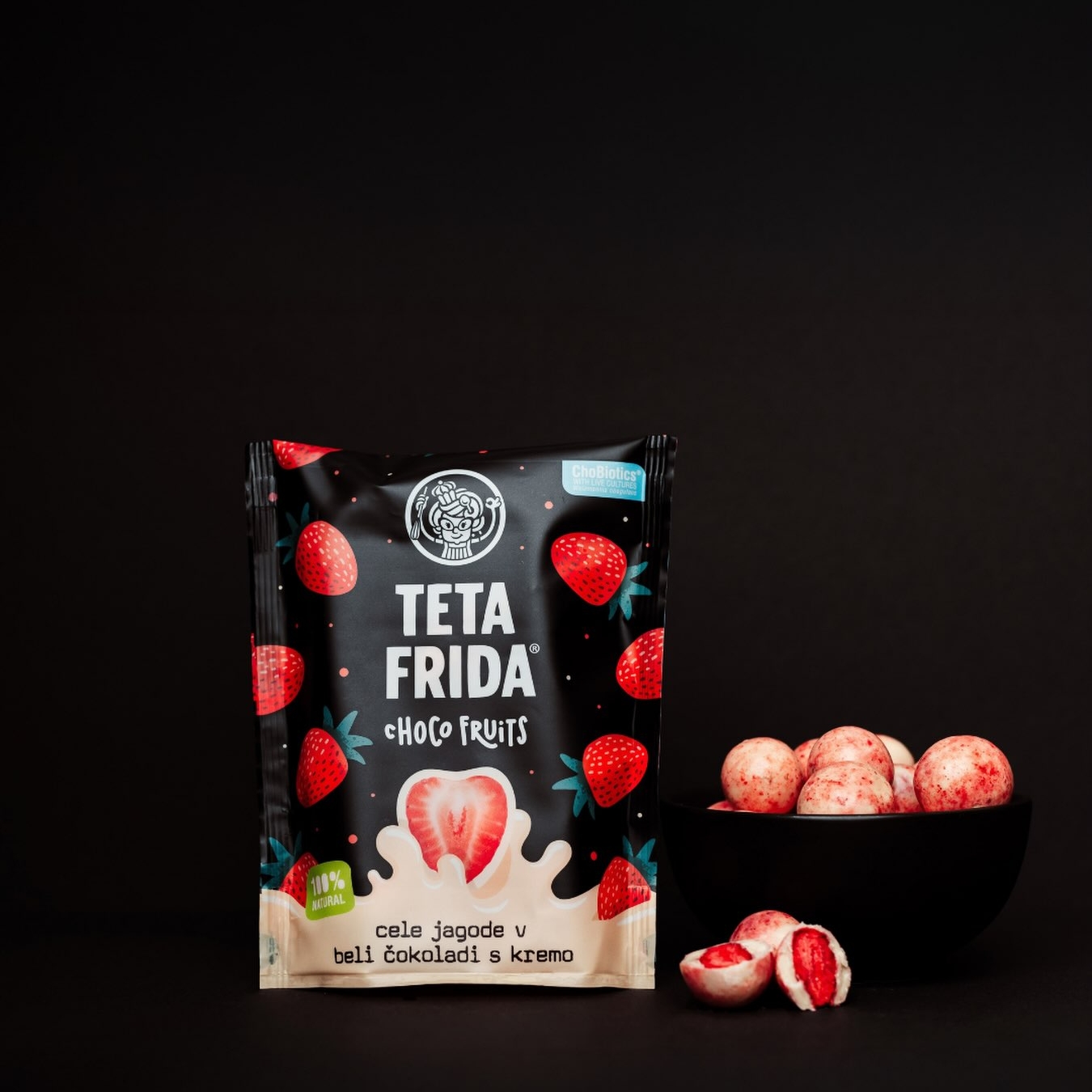 Who decided that healthy can’t be downright heavenly? Frida respectfully disagrees. 😉🍓

She doesn’t believe in choosing between pure indulgence and feeling good. So we made both happen in one single bite.

Choco Fruits bring you whole vitamin packed freeze dried strawberries dipped in velvety white chocolate. Enriched with ChoBiotics®️ live cultures to support your inner wellbeing and balance, not just delight your tastebuds. 🧬✨

100% natural. Gourmet cocoa. Pure harmony.

Because your sweet treat should actually love you back. ❤️

#frida #choco #chocofruit #chocolate #natural